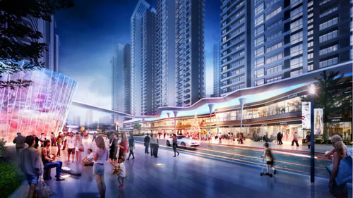 常德江南商圈崛起 十里外滩打造示范街区