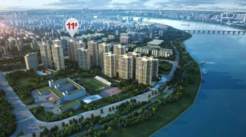 江南滨江府：主体与园林工程稳步推进中