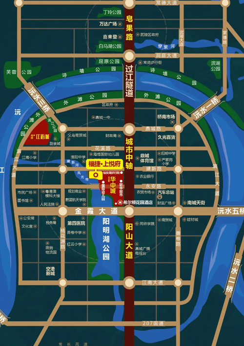 常德福捷上悦府：高端项目，多栋楼施工完成