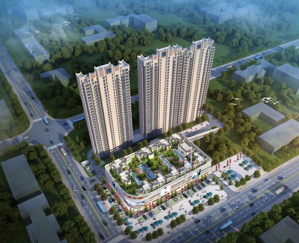 有一处令人瞩目的商住综合体 &mdash;&mdash; 汇和广场