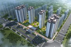 从施工进度看祁东霞岭城二期：未来家园初现端倪