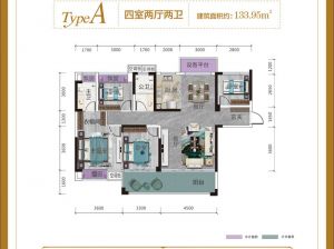 常德-汉寿县钧泰碧水园为您提供A户型鉴赏