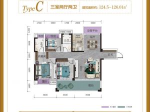常德-汉寿县钧泰碧水园为您提供C户型鉴赏