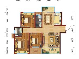 常德-石门县三江欣城为您提供A户型鉴赏