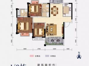 常德-石门县阳光尚都为您提供1、2栋01户型鉴赏