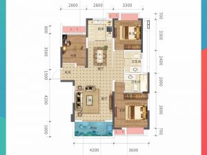 常德-安乡县乡邻璟苑为您提供汇璟C户型4栋鉴赏