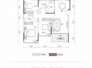 常德-安乡县兰乔公馆为您提供1栋A1户型鉴赏