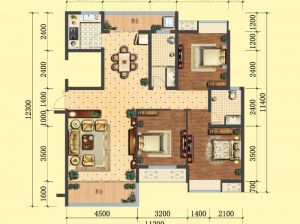 常德-桃源县幸福公园为您提供B户型鉴赏