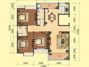 常德-桃源县幸福公园为您提供A户型鉴赏