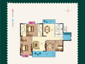 常德-桃源县桃花源里星座为您提供C户型鉴赏