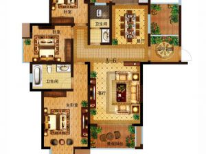 常德-桃源县东湖和缘二期为您提供B户型鉴赏