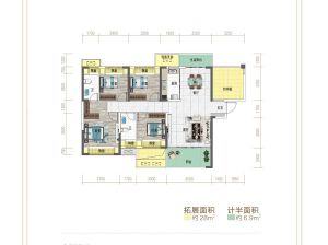 常德-桃源县世纪鑫城为您提供A1户型鉴赏