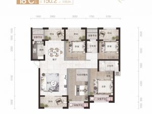 常德-临澧县曙光锦城为您提供18栋C户型鉴赏