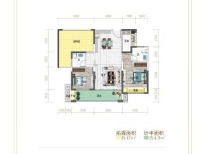 常德-桃源县世纪鑫城为您提供D户型鉴赏