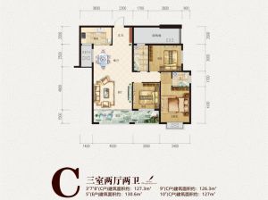 常德-桃源县世纪嘉园为您提供C户型鉴赏