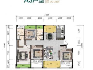 常德-临澧县金色瑞城为您提供A3户型鉴赏