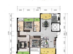 常德-临澧县金色瑞城为您提供A2户型鉴赏