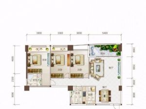 常德-澧县中海蓝湾为您提供1栋A户型鉴赏