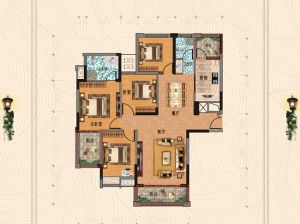 常德-临澧县奥园广场为您提供5、6栋精装华宅2鉴赏