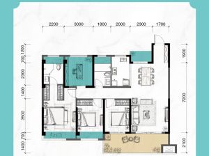 常德-澧县星河汇为您提供B户型鉴赏