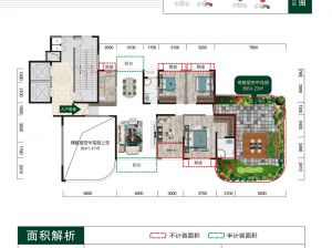 常德-澧县六合城市森林花园为您提供A2户型鉴赏