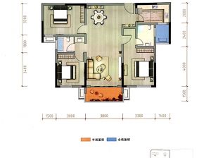 常德-澧县翰林公馆为您提供B3户型鉴赏