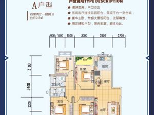 常德-安乡县今朝南苑二期为您提供A户型鉴赏