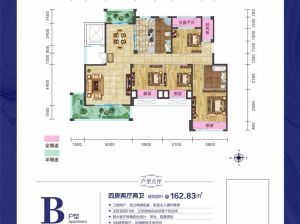 常德武陵区育美雅苑为您提供B户型鉴赏