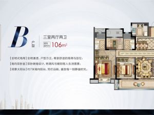 常德武陵区御湖半岛为您提供B户型鉴赏