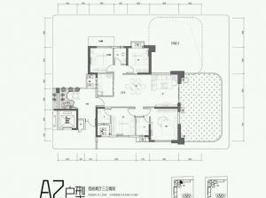常德武陵区金盘云中樾为您提供A2户型鉴赏