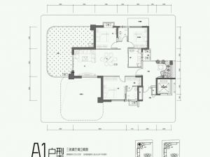 常德武陵区金盘云中樾为您提供A1户型鉴赏