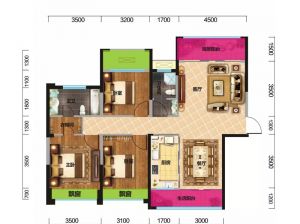 常德武陵区枫林逸景为您提供C户型鉴赏