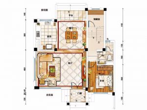 常德武陵区碧桂园为您提供BJ260S户型1F鉴赏