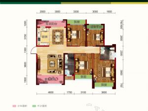 常德武陵区诚信丽景为您提供B户型鉴赏