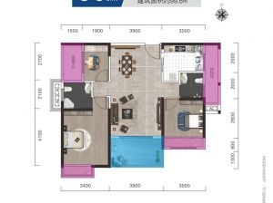 常德武陵区方圆绿都为您提供G-C户型鉴赏