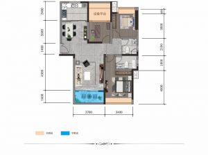 常德鼎城区乐尊国际为您提供B户型鉴赏