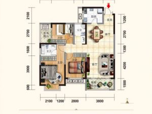 常德武陵区东城御府为您提供C、D户型鉴赏