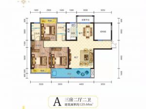 常德鼎城区金穗院为您提供A户型鉴赏