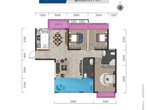 常德武陵区方圆绿都为您提供G-B户型鉴赏