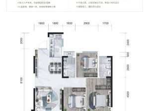 常德武陵区邦泰誉府为您提供A户型鉴赏