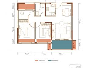 常德鼎城区福捷江语城为您提供B户型鉴赏