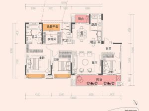 常德武陵区柳湖印为您提供A户型鉴赏