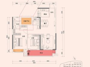 常德武陵区柳湖印为您提供C户型鉴赏