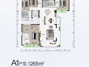 益阳资阳区中铁银城江月为您提供A1户型鉴赏