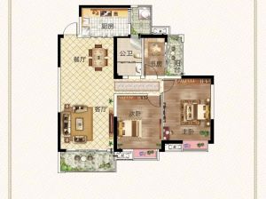 益阳资阳区大汉资江城三期为您提供E户型鉴赏