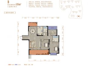 益阳-沅江市公园世家为您提供B户型鉴赏