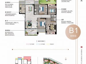 益阳-沅江市城市森林花园为您提供B户型鉴赏