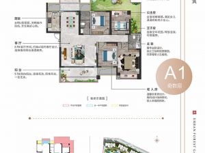 益阳-沅江市城市森林花园为您提供A1户型鉴赏