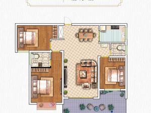 益阳-沅江市金沙丽湾为您提供B户型鉴赏