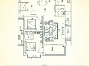 益阳-桃江县桃花熙域为您提供2栋户型鉴赏